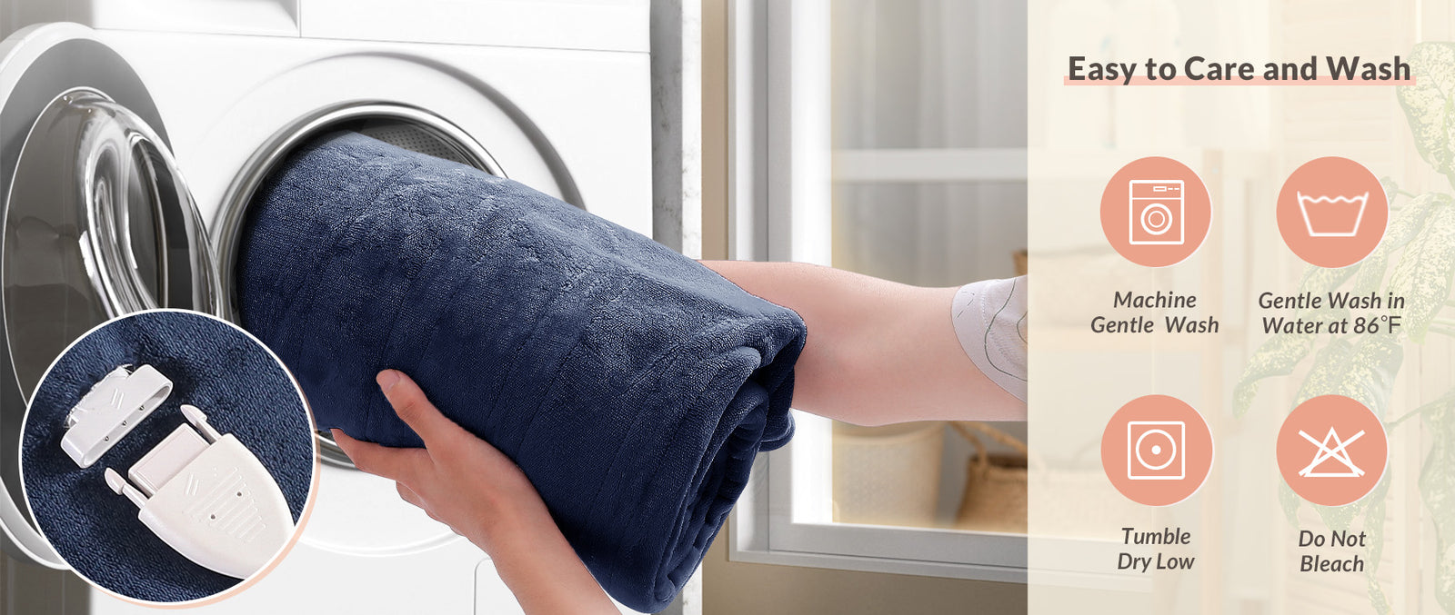 washable electric blanket