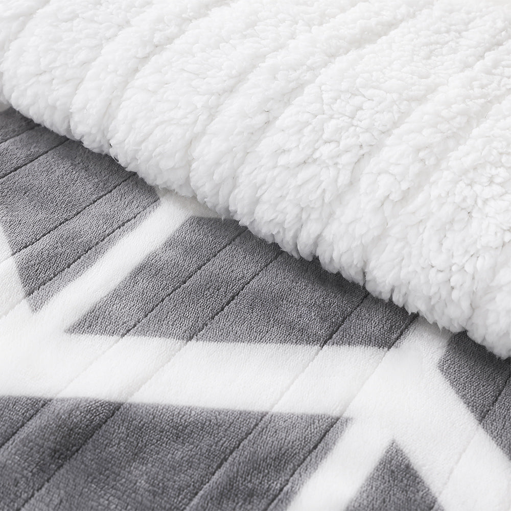 heated throw with timer