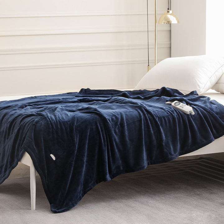 navy blue electric blanket