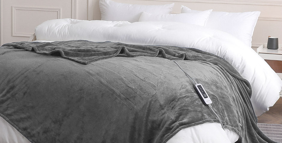 electric blanket with single control