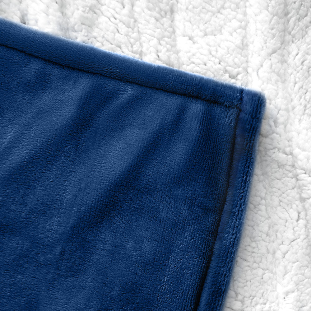 Flannel Electric Heated Throw Blanket – 50"x60", 3 Hours Timer Auto-Off, 5 Heating Levels