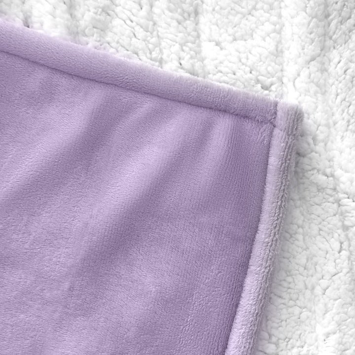 Flannel Electric Heated Throw Blanket – 50"x60", 3 Hours Timer Auto-Off, 5 Heating Levels