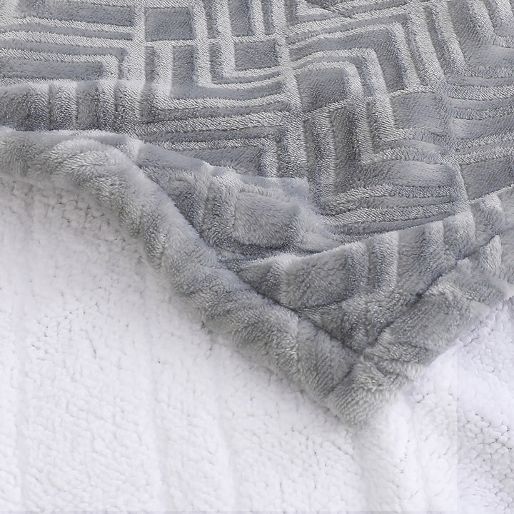 velvet plush heated throw