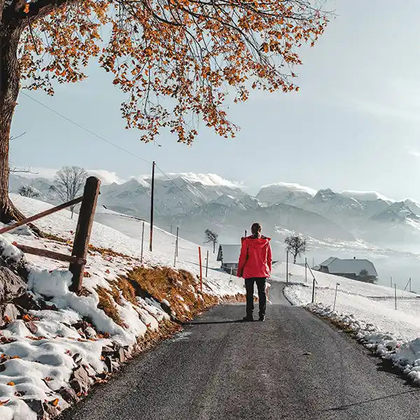 winter hiking