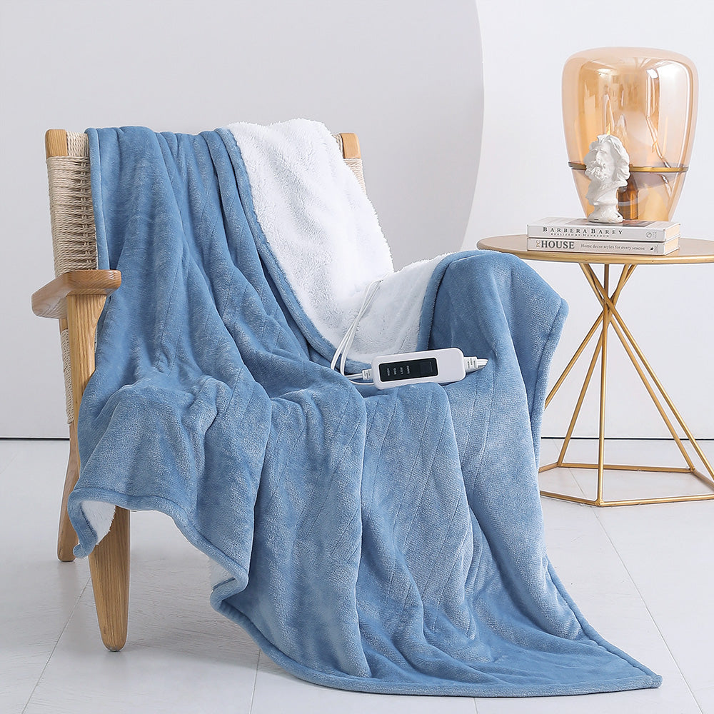 Electric blue best sale throw blanket