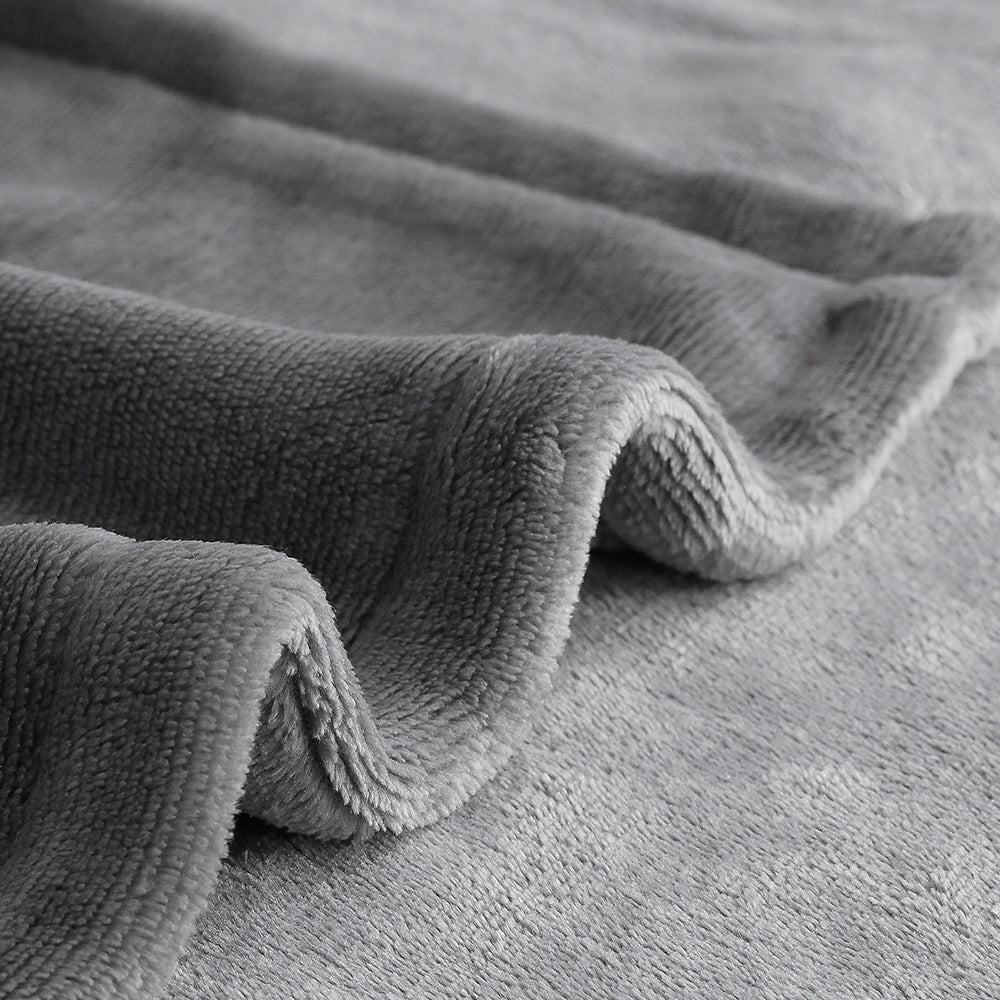 gray heated blanket