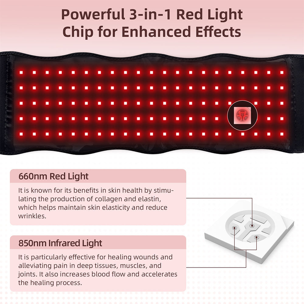 red & infrared light therapy belt