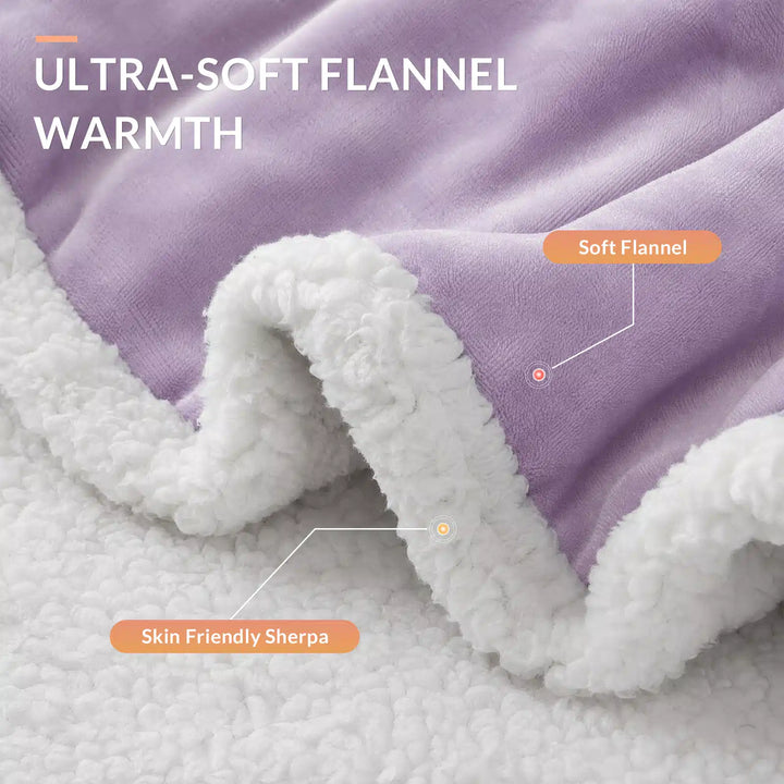 Wearable Heated Blanket Wrap with Hood