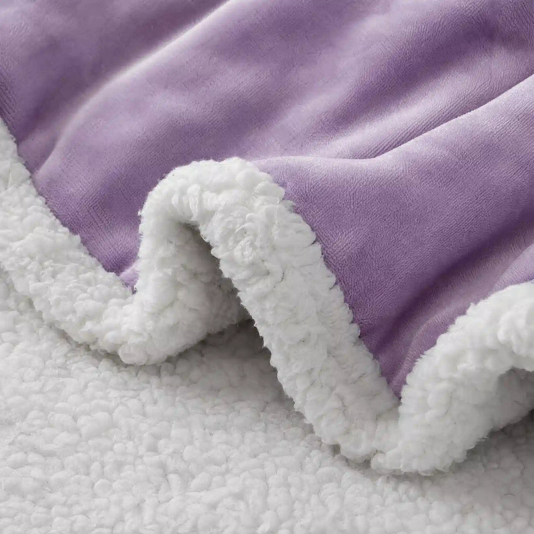 Wearable Heated Blanket Wrap with Hood
