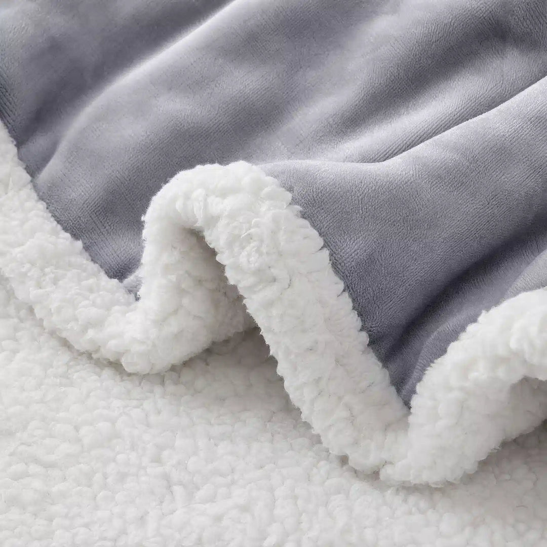 Wearable Heated Blanket Wrap with Hood