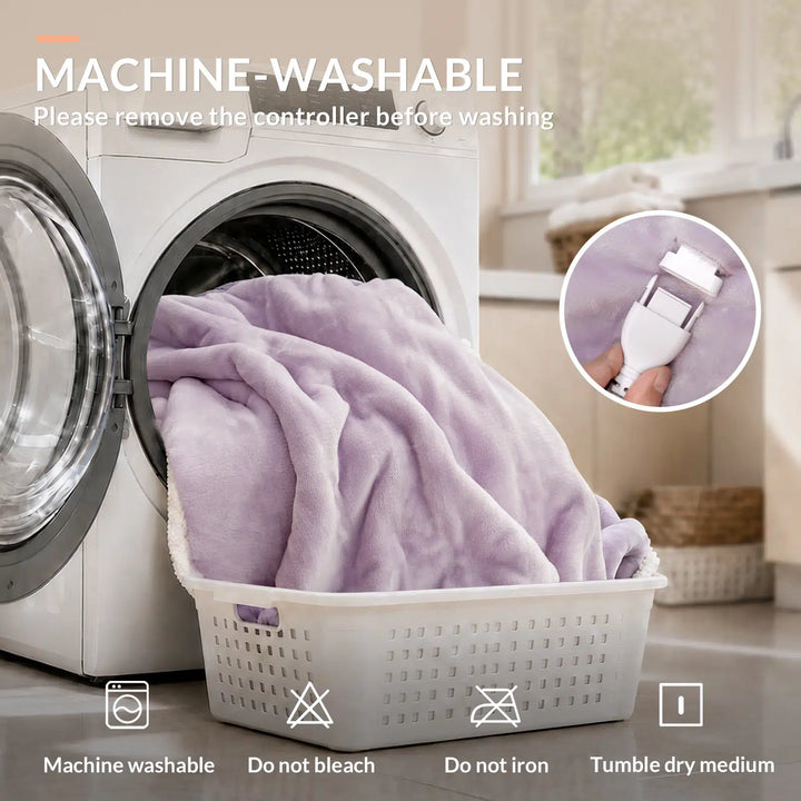 Wearable Heated Blanket Wrap with Hood