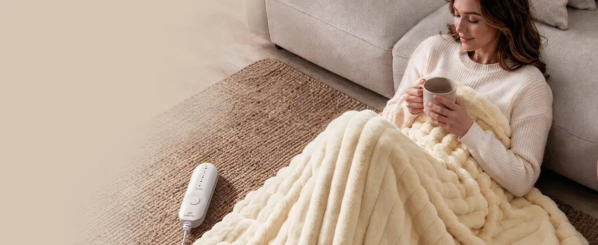 electric faux fur blanket