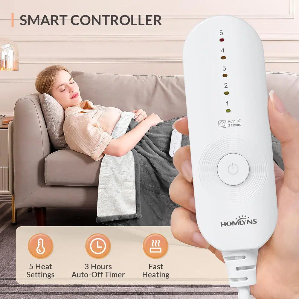 heated blanket with smart controller