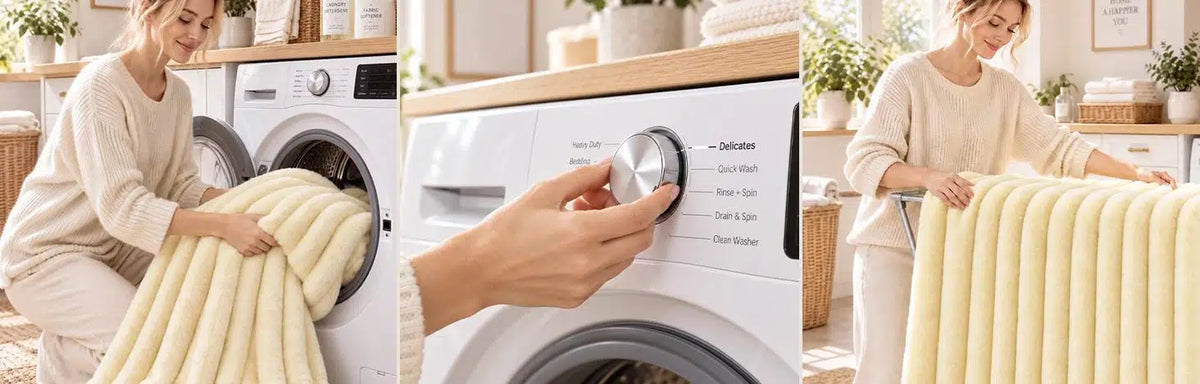 machine washable faux fur blanket