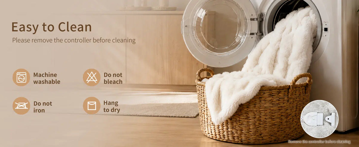 machine washable electric blanket for lap