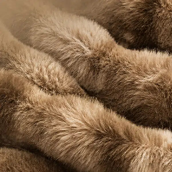 ultra soft faux fur throw